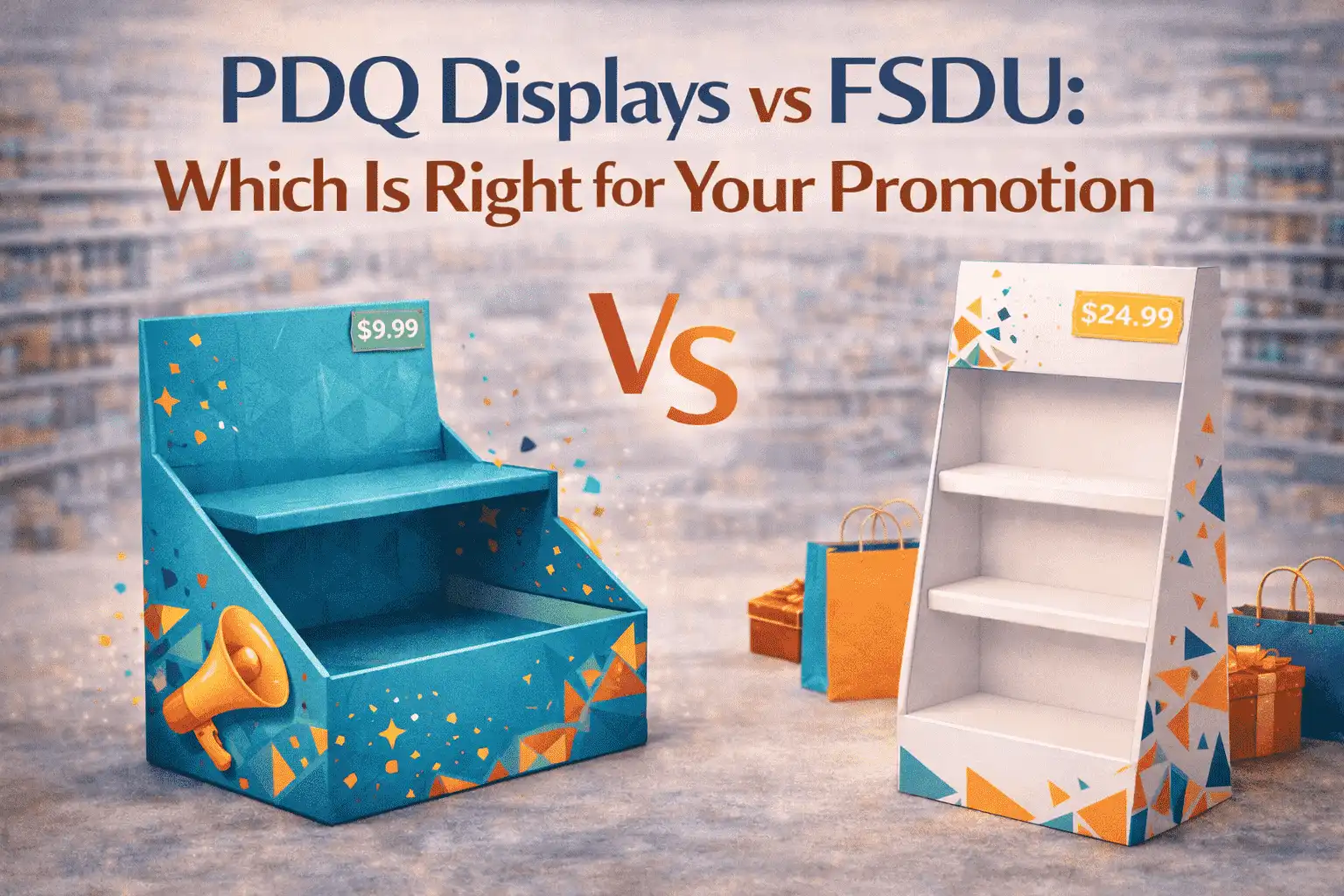 PDQ Displays vs FSDU: Which Is Right for Your Promotion